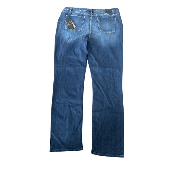 JEN 7 By 7 For All Mankind Womens Size 18 Blue Slim Straight Jeans NWT - Picture 2 of 11
